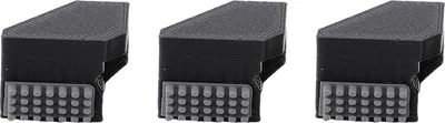 Zdjęcie produktu dla 3 SZTUK Silikonowa szczotka do czyszczenia głowicy drukującej Zestaw wymiennych szczotek do drukarek 3D Lab P1P P1S X1 X1C X1E