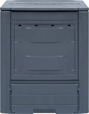 Obrázek produktu pro vidaXL Zahradní kompostér 2 ks šedý 60 x 60 x 73 cm 520 L