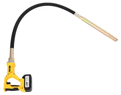 Image de Outil de vibration pour béton, moteur sans balais, vitesse de vibration élevée, couleur orange