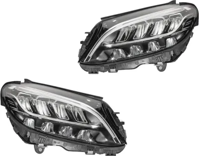 Produktbild von Hauptscheinwerfer-Set links rechts LED HELLA für u.a. MERCEDES-BENZ C-KLASSE