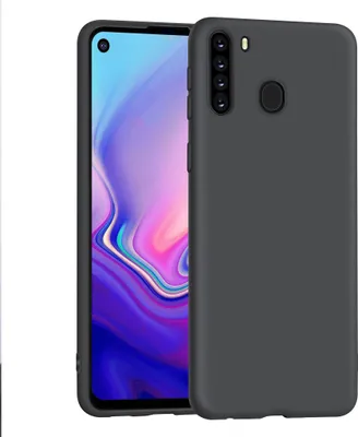 Image de Samsung Galaxy A21 Coque arrière noire - Silicone