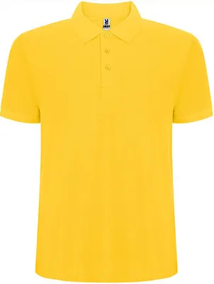 Produktbild von Roly PO6609 | Pegaso Premium Poloshirt - Piqué - Farbe: Yellow 03 - Größe: 4XL