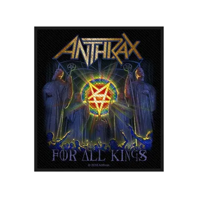Produktbild von Anthrax For All Kings Aufnäher zum Aufnähen 100 x 100 mm