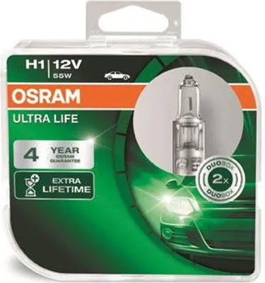 Immagine prodotto di OSRAM ULTRA LIFE H1 P14.5s 12 V 55 W (2er Box)