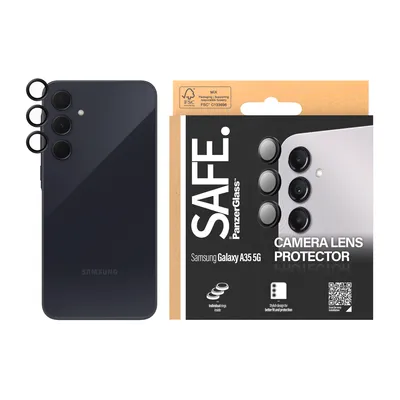 Image de Camera Cover Safe By Panzerglass Pour Samsung Galaxy A35 5G - Avec Cadre Noir