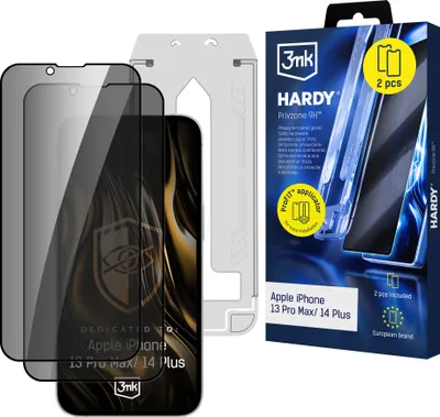 Image de 2 x Verre trempé Privzone 3MK 9H pour Apple iPhone 13 Pro Max/14 Plus
