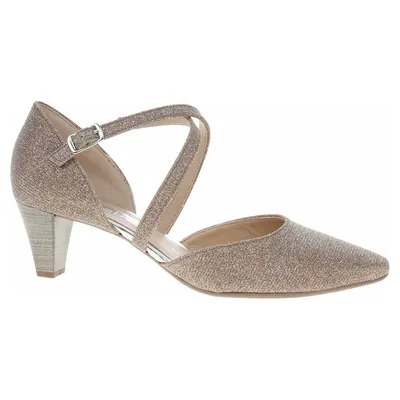 Zdjęcie produktu dla Gabor buty damskie czółenka klasyczne złote rekreacyjne, rozmiar buta:EUR 38 | UK 5