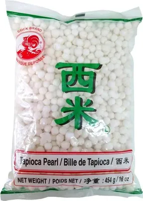 Produktbild von Cock Brand | Tapioka, Große Perlen - 400 G - Glutenfrei - Tapiokamehl - Keine Allergene