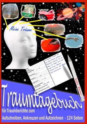 Produktbild von Traumtagebuch für Traumberichte zum Aufschreiben, Ankreuzen und Aufzeichnen