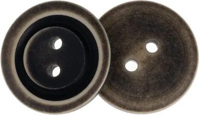 Obrázek produktu pro Knoflík - sada 3 ks - průměr 20 mm - Černá