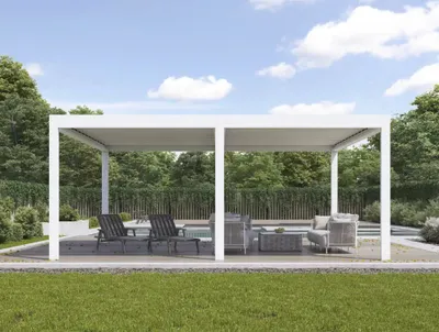 Produktbild von Elektrisch verstellbare Lamellendach-Pergola AirCube 600x400 freistehend
