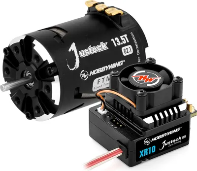 Produktbild von Hobbywing Xerun Justock Combo G3S mit 13.5 Turn 3200kV für 1:10 Stock