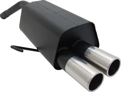 Image de Echappement sport Novus pour Alfa Romeo 156 / GT 2x76mm silencieux final avec ABE
