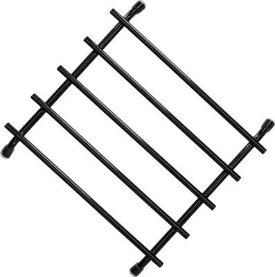 Zdjęcie produktu dla HOMLA Podstawka DUNCAN pod gorące naczynie czarna 20x20 cm