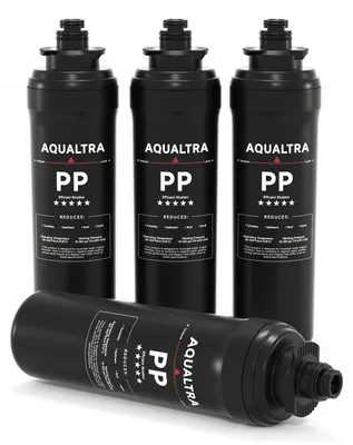 Ersatzfilterpatrone 10 Zoll PP-Filter, 4 Stück, für Unterbau-Wasserfilter