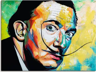 Produktbild von ARTland Leinwandbild Salvador Dalí Größe: 60x45 cm