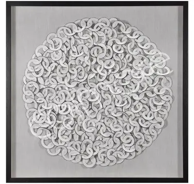 Produktbild von Wanddekoration OCULA 100x100x6cm Weiß