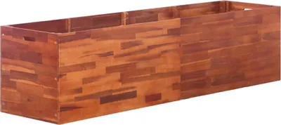 Produktbild von Garten-Hochbeet Akazienholz 200x50x50 cm , Gabionen Design 2024