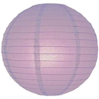 Image de Lampion - Couleur lilacée - 45 cm - Lot de 5