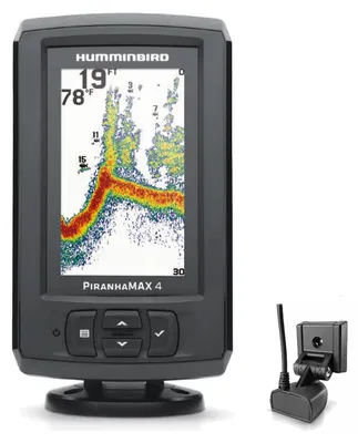 Immagine prodotto di Ecoscandaglio Humminbird PiranhaMax 4 - completo di trasduttore