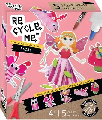 Produktbild von Re-Cycle-Me Bastelset Feenwelt - kreatives Recycling-Spielzeug für Kinder