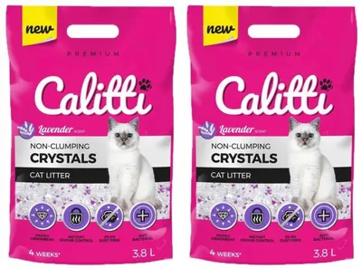 Zdjęcie produktu dla Calitti Crystals silikonowy żwirek lavenda 3,8l x 2