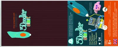 Produktbild von 3DOODLER START Plastic Packs brown