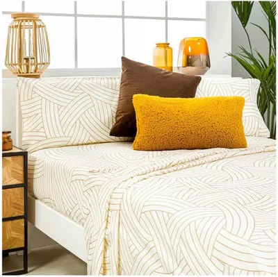 Produktbild von ARTean Bettwäsche-Set, beige, 150 x 190/200 cm, hypoallergen.