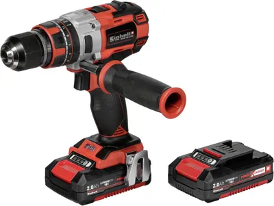 Zdjęcie produktu dla Einhell TE-CD 18 Li-i BL, Wiertarka pistoletowa, Zamek centralny, Aluminium, Czarny, Czerwony, 1,3 cm, 1 cm, 500 RPM