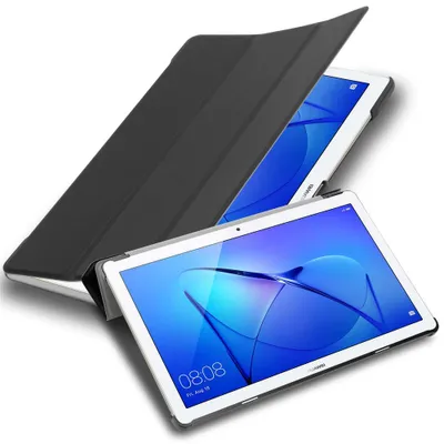 Image de Cadorabo Housse pour Huawei MediaPad T3 10 (9.6 pouces) Tablet Housse en noir Housse de protection Etui Case Case Cover