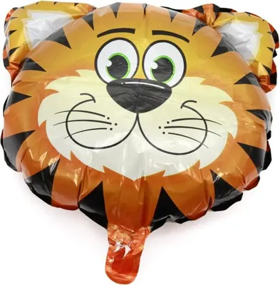 Zdjęcie produktu dla balon głowa tygrysa 50szt. 42x46cm