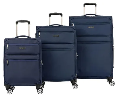 Produktbild von Navigare 3er Kofferset Dunkelblau Polyester Uni Reisekoffer Navy UNICA 32x48x78 cm 00NAV246440T3_NAV_OS