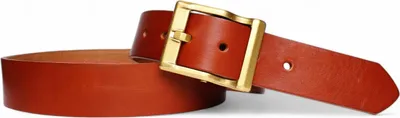 Produktbild von FRONHOFER Best Patina® hochwertiger 4cm Herrengürtel, Messingschnalle, Sattlerleder