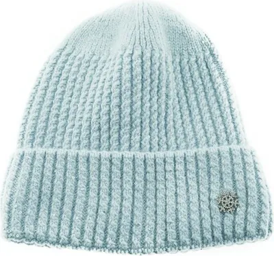 Produktbild von Mütze mit Schneeflockenmotiv für Damen und Mädchen Ideal für kalte Herbst und Wintertage Blau