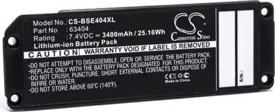 Produktbild von vhbw Akku kompatibel mit Bose SoundLink 413295, Mini Lautsprecher Boxen Speaker (3400 mAh, 7,4 V, Li-Ion)