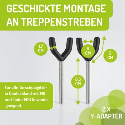 Image de 2er Set Y-Adapter Set für Schutzgitter Miko