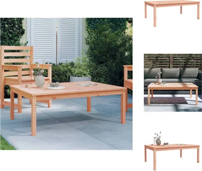 Produktbild von vidaXL Gartentisch 121x82,5x45 cm Massivholz Douglasie -  Gartentische