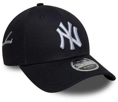 Produktbild von New Era 9FORTY Cap MLB New York Yankees Side Script navy