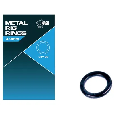 Productafbeelding van Nash Metal Rig Rings, 3mm - Accessoires voor karpervissen