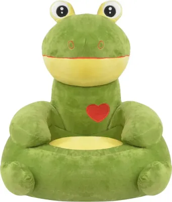 Immagine prodotto di Poltrona in Peluche per Bambini Rana Verde