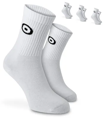 SOKKS Calzini Sportivi Logo Bianco in Cotone — Vista 1