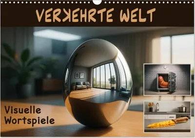 Produktbild von Verkehrte Welt - Bilderrätsel (Wandkalender 2027 DIN A3 quer), CALVENDO Monatskalender