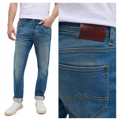 Produktbild von Mustang | OREGON SLIM 34/30 Herren-Jeans mit geradem Schnitt