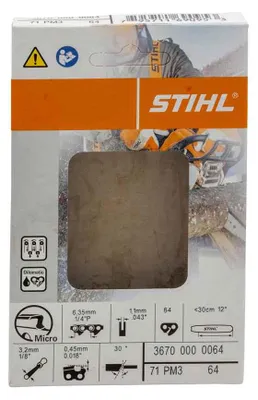 Produktbild von Stihl Picco Micro 3 (PM3), Stihl, Micromeißel, 25,4 / 4 mm (1 / 4"), 1,1 mm, 30 cm