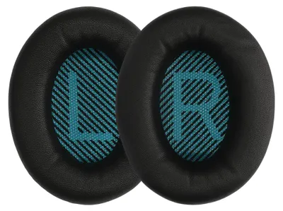 Produktbild von kwmobile 2x Ohr Polster kompatibel mit Bose Soundlink Around-Ear Wireless II - Kopfhörer Ohrpolster aus Schafsleder - Leder Polster für Over Ear