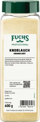 Produktbild von Fuchs Professional Knoblauch granuliert mit scharfen Aroma 600g