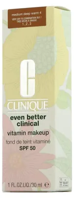 Produktbild von Clinique Even Better Clinical Vitamin Makeup SPF 50 Medium Deep Warm 4 (30 ml)