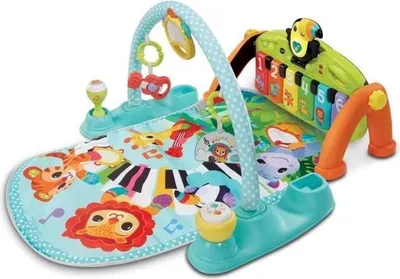 Obrázek produktu pro Hrací podložka VTech Baby Tap Tap Piano, 5 v 1, 0–36 měsíců, hudební objevování, vícebarevná
