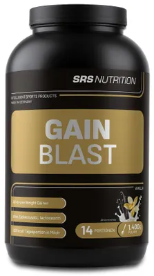 Produktbild von SRS Nutrition Gain Blast - 1400g-Dose Vanille