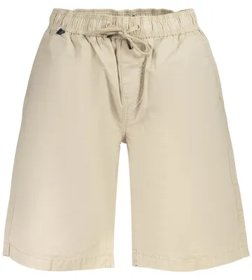 Image de Bermuda pour homme beige, fabriqué en Norvège, avec taille à cordon